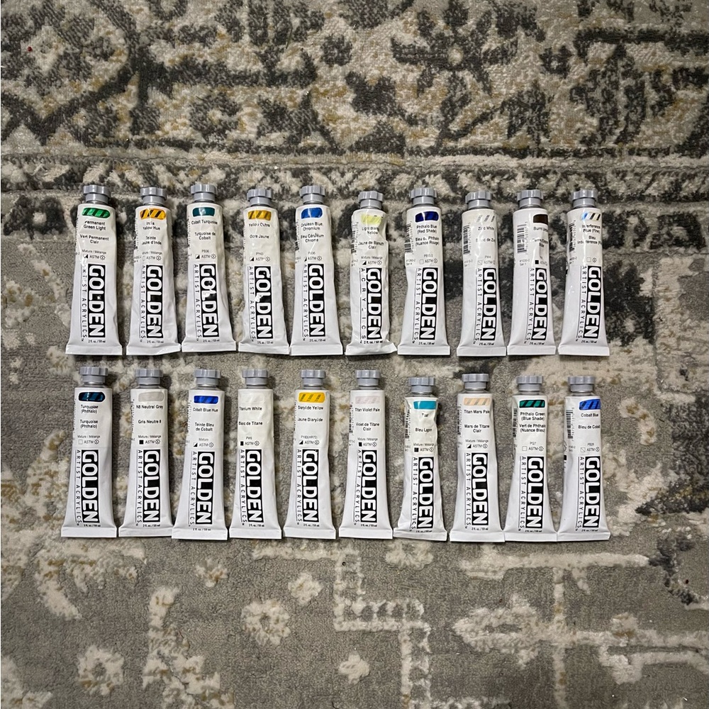 Golden Artist Acrylics Bundle - Michelangelo